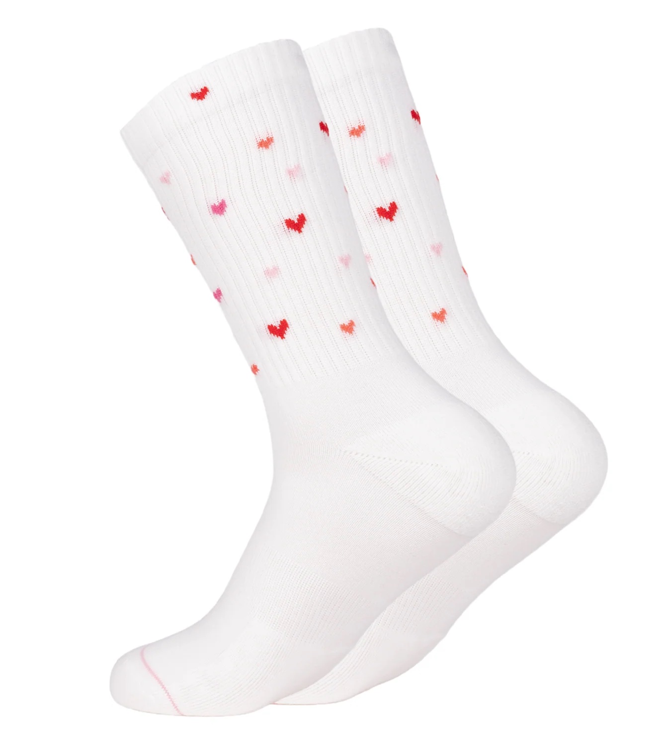 le ooley Socken Sportliche Icon Socken mit Herzen Allover - Love is Everywhere
