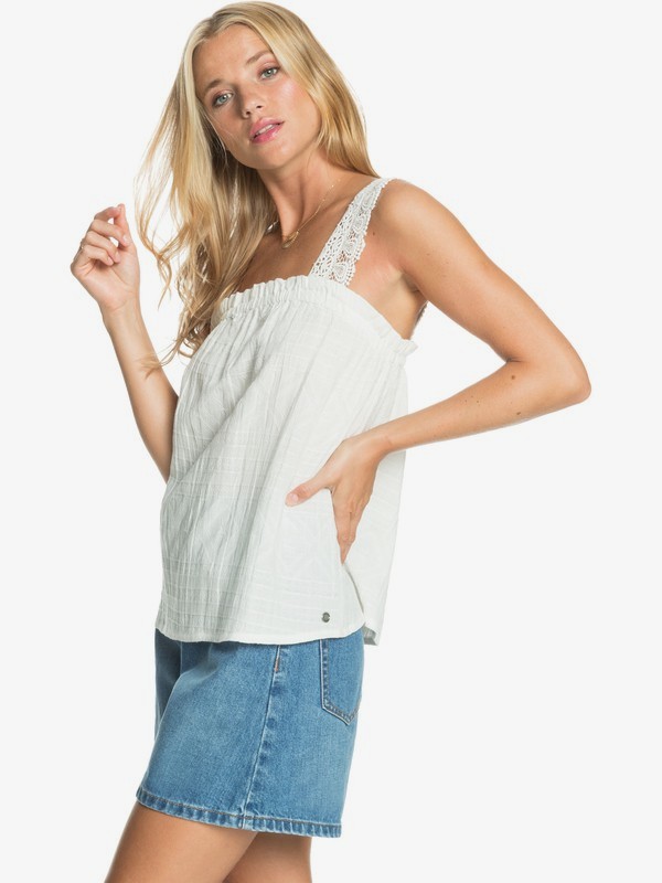 erjwt03473_roxy-w_wbk0_frt2 Roxy Riemchen-Top in Weiß - The Love Party - SALE