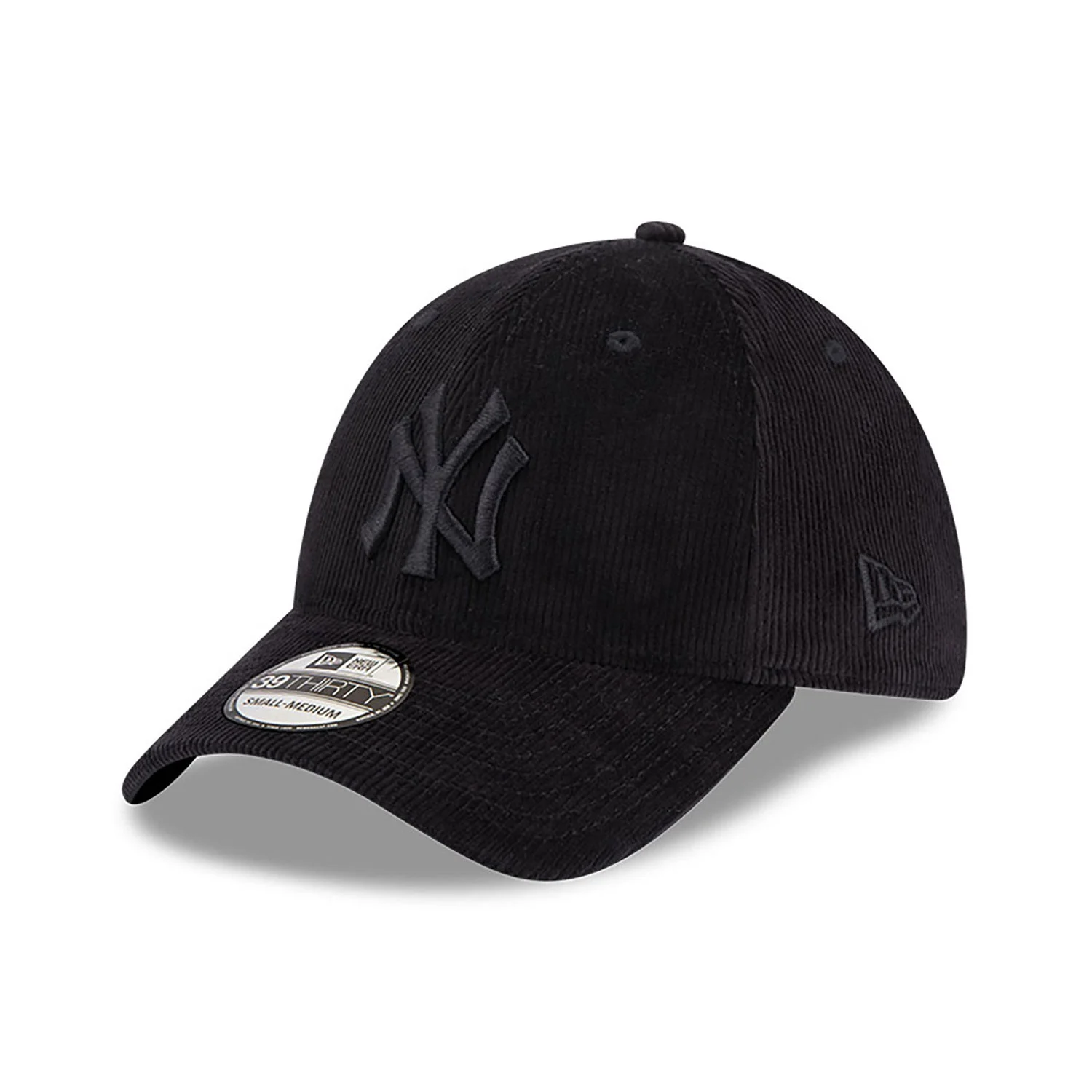 new-york-yankees-cord-black-39thirty-stretch-fit-cap-60364204-left New Era 39Thirty - NY New York in Schwarz Kord