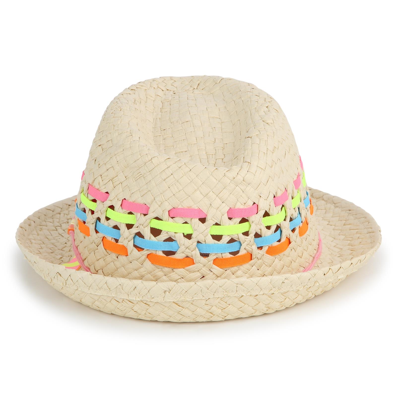 Billieblush Hut Natur mit Neon Farben