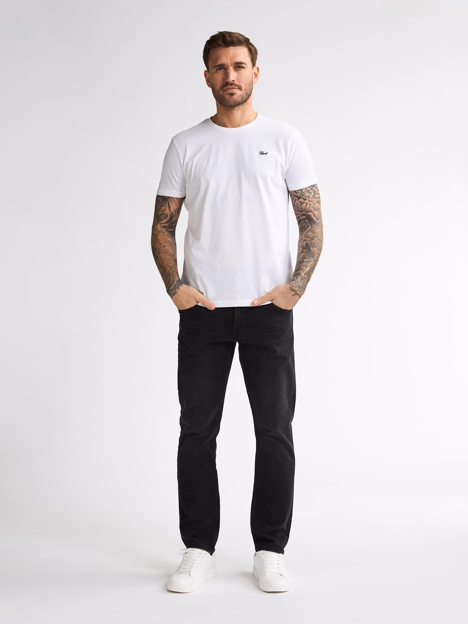 Petrol Industries Jeans STARLING Straight Leg in Black Stone Schwarz