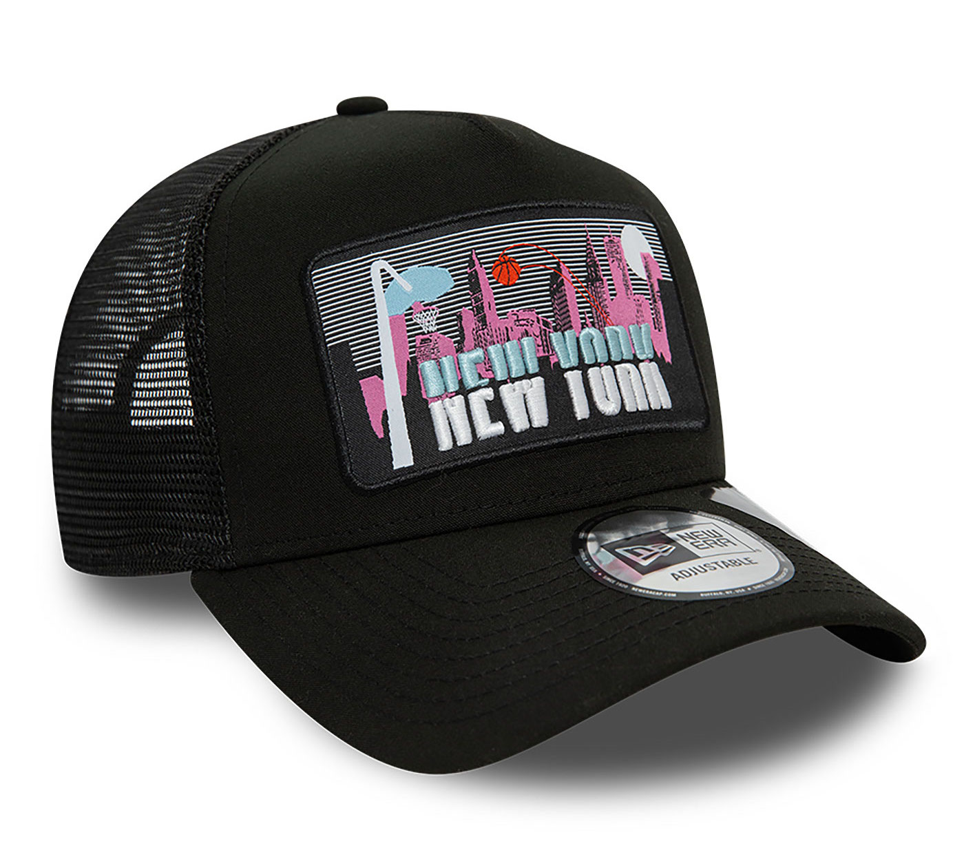 New Era Repreve License Plate A-Frame Trucker Cap - New York