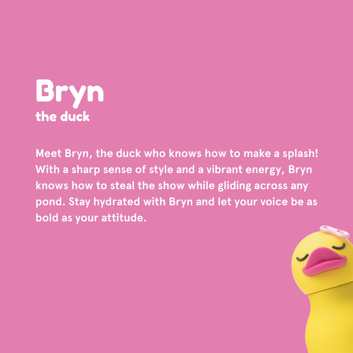 Asobu Bestie Trinkflasche - Gelb Bryn Ducky Ente Asobu Bestie Trinkflasche - Gelb Bryn Ducky Ente