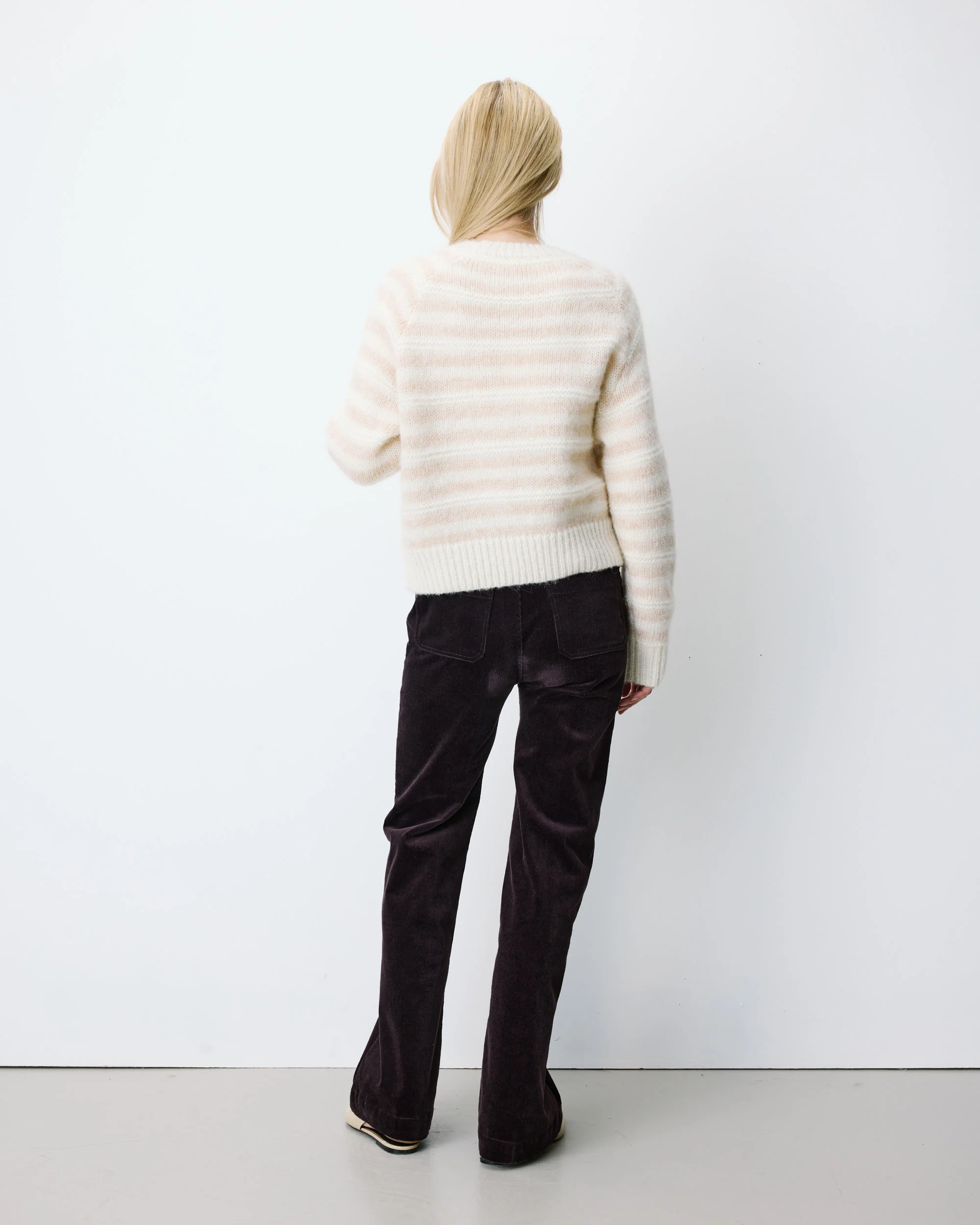 Grace & Mila Aimond Strickpulli Creme Beige Gestreift Grace & Mila Aimond Strickpulli Creme Beige Gestreift