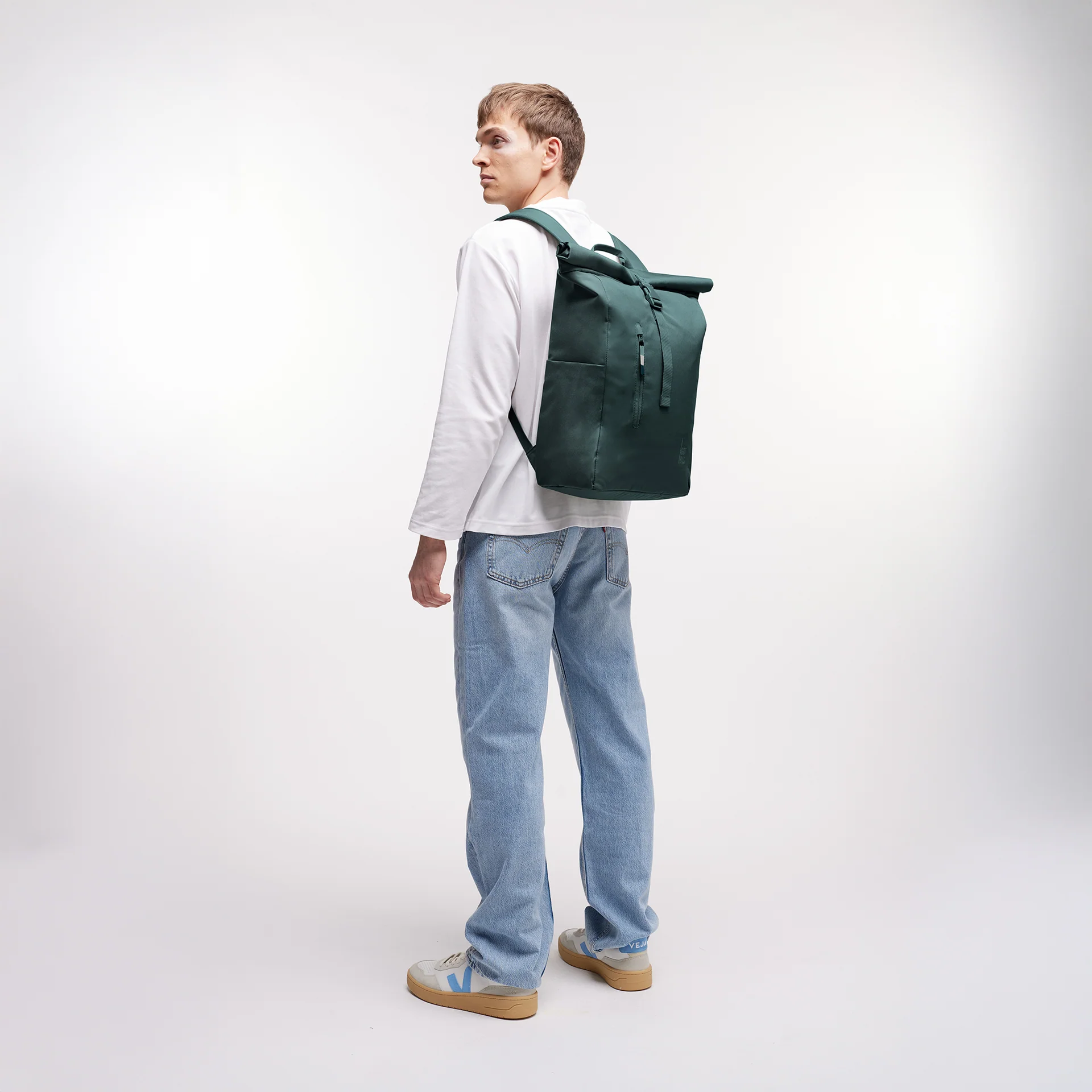 GOT BAG ROLLTOP EASY SEA TEAL - Rolltop Rucksack in Sea Teal Grün GOT BAG ROLLTOP EASY SEA TEAL - Rolltop Rucksack in Sea Teal Grün