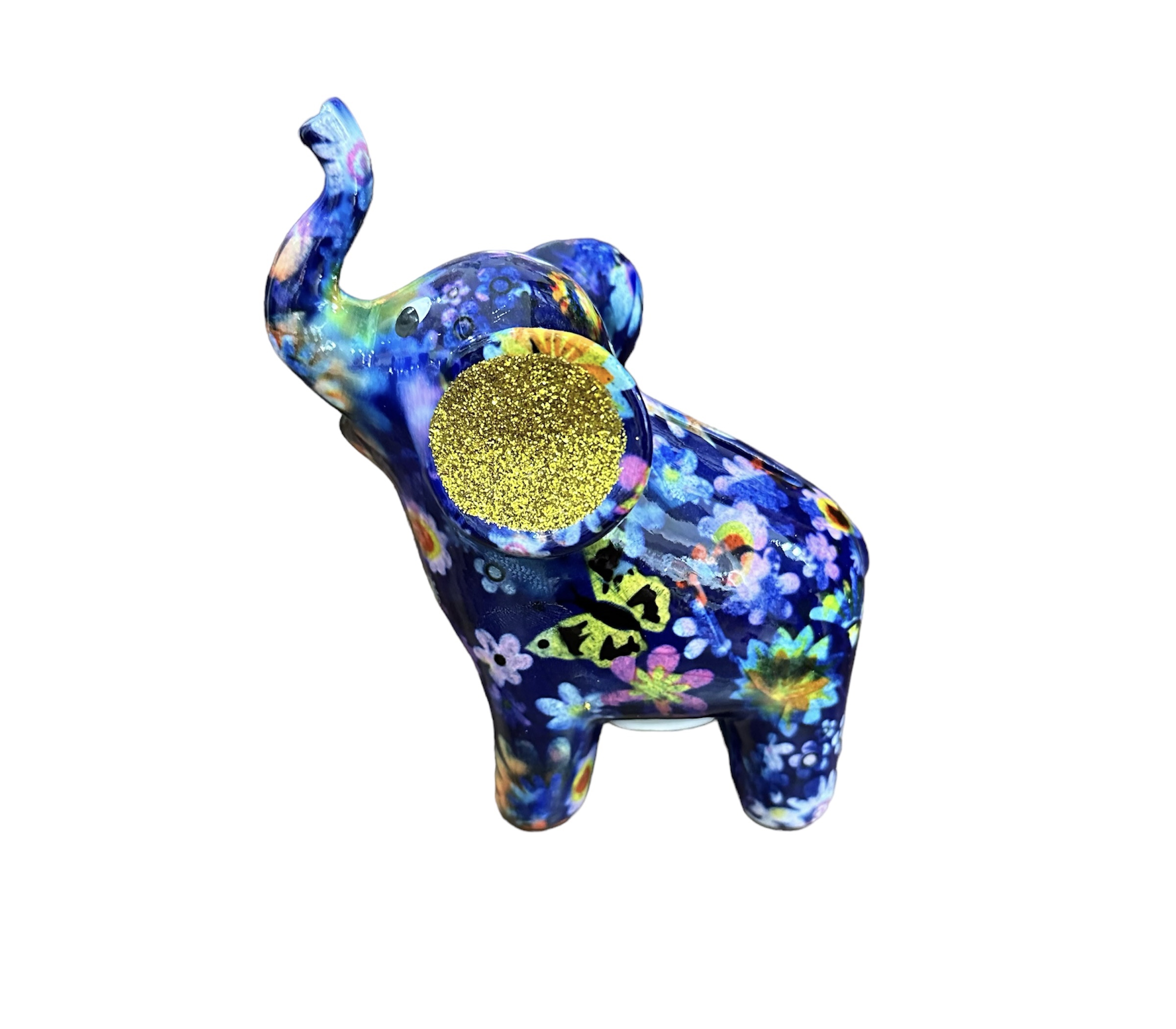 Pomme pidou Spardose Keramik - Elefant Darcy in Blau