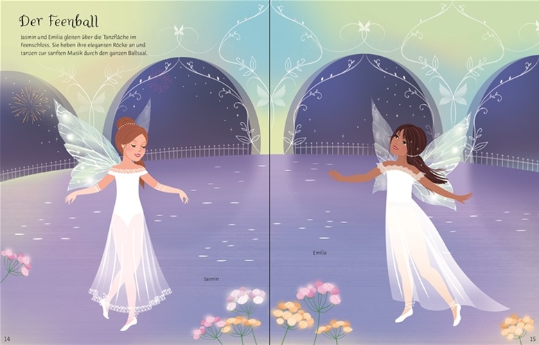 Usborne Mein Anziehpuppen Stickerbuch - Tanzende Feen