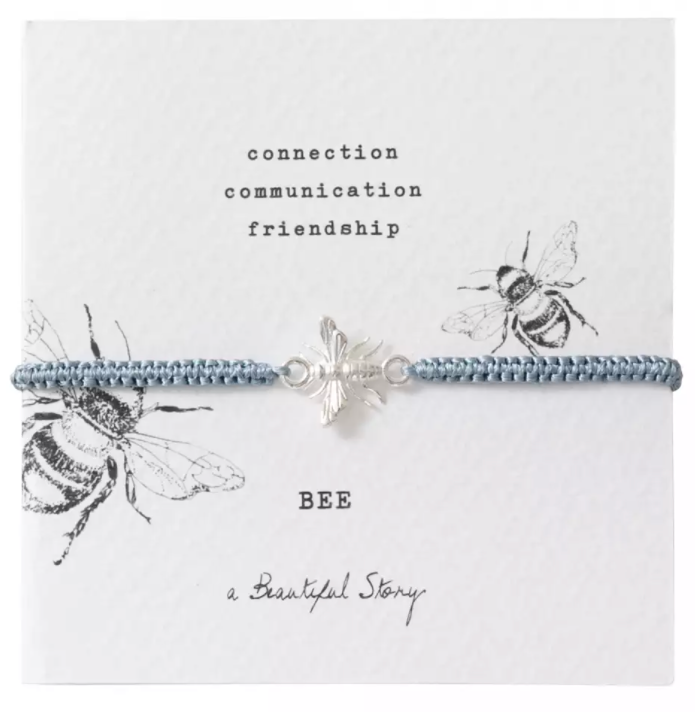 A Beautiful Story Armband - Symbol Biene Silber
