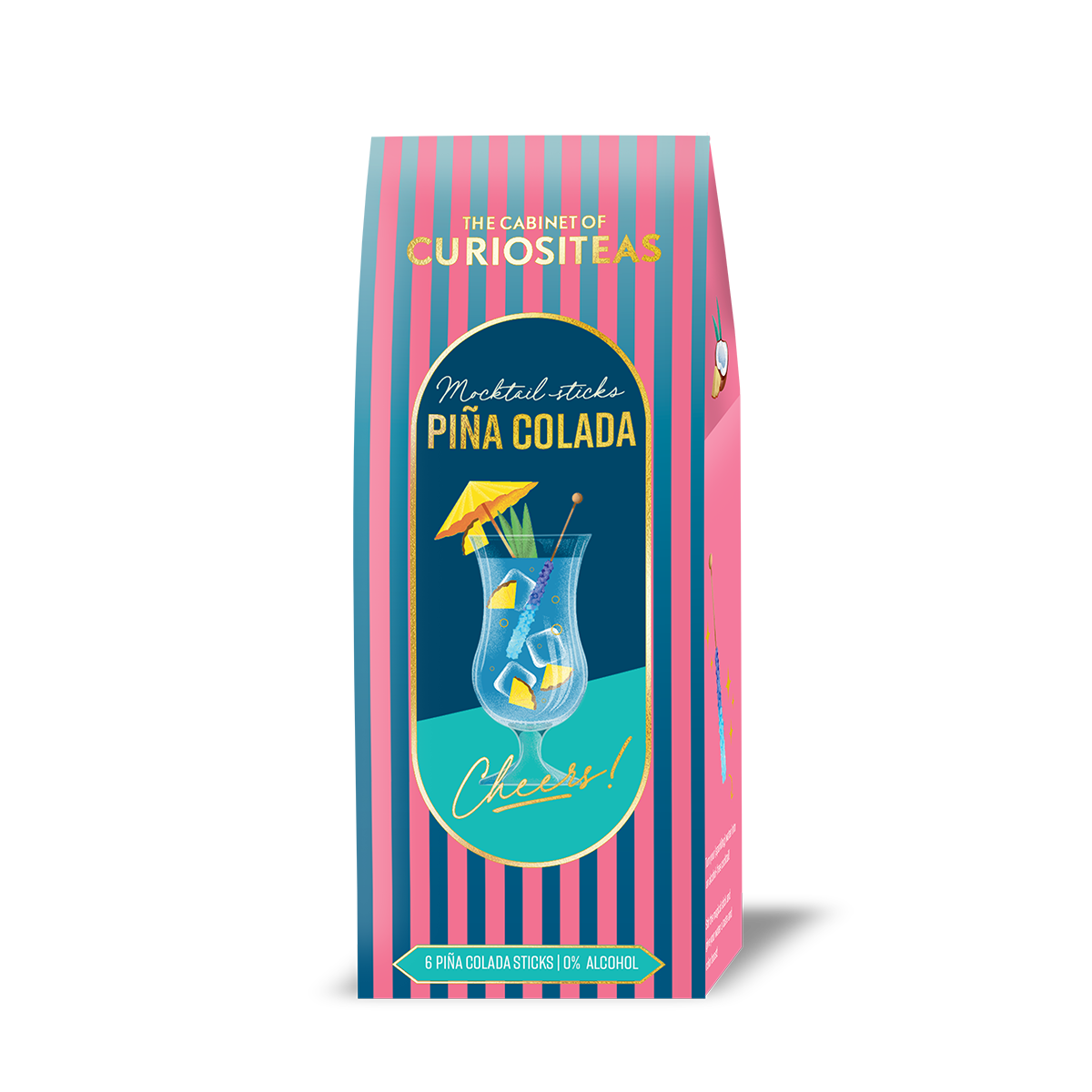 The Cabinet of CuriosiTeas Mocktail Sticks (6 Sticks in 1 Box) - Pina Colada
