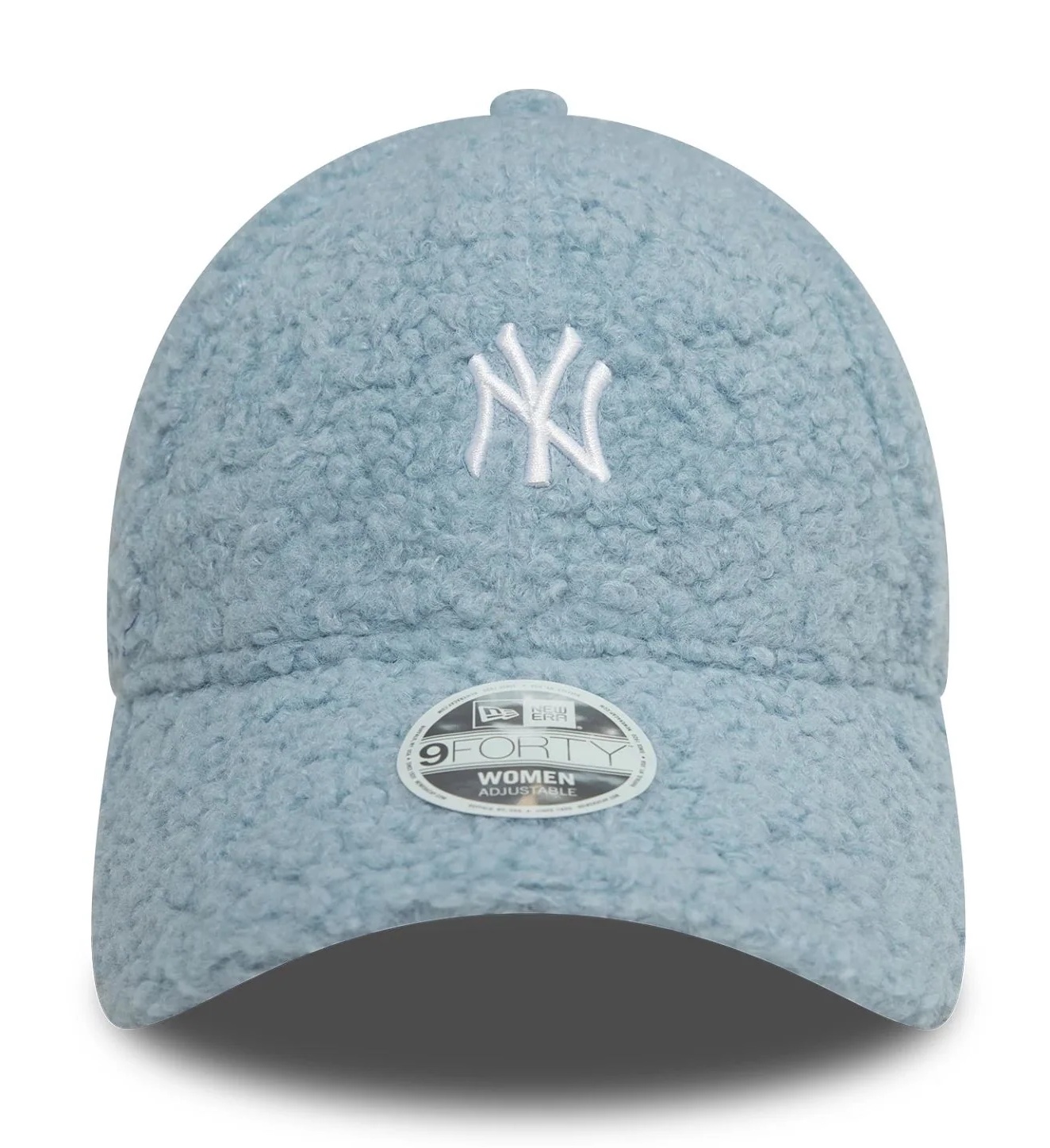 New Era Borg Damen 9FORTY Verstellbare Cap - Pastellblaue Teddy New York Yankees New Era Borg Damen 9FORTY Verstellbare Cap - Pastellblaue Teddy New York Yankees