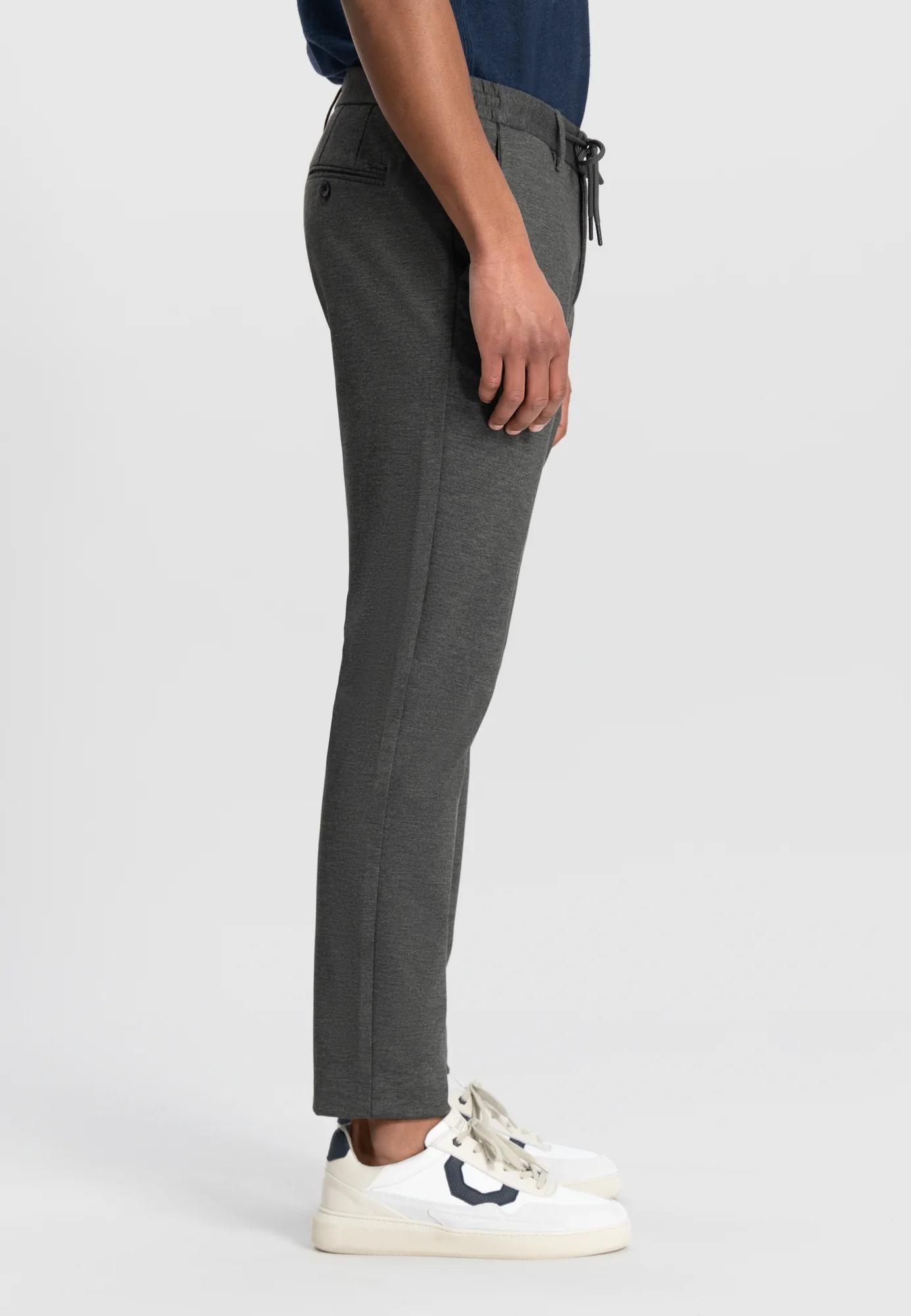 Dstrezzed Lancaster Tapered Jogger Pattern Sweat Hose in Grau Meliert - SALE