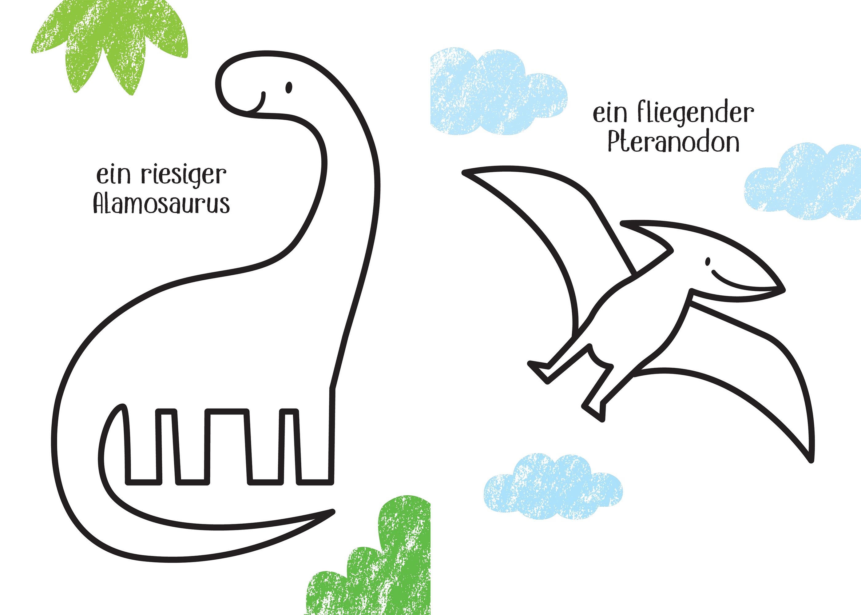 Usborne Kleine Kreativ-Werkstatt - Ganz einfach ausmalen: Dinosaurier