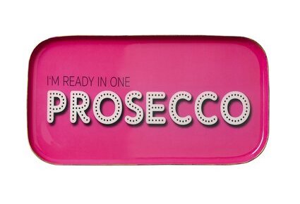 The Gift Company Dekotablett in Pink - I'm Ready in a Prosecco The Gift Company Dekotablett in Pink - I'm Ready in a Prosecco