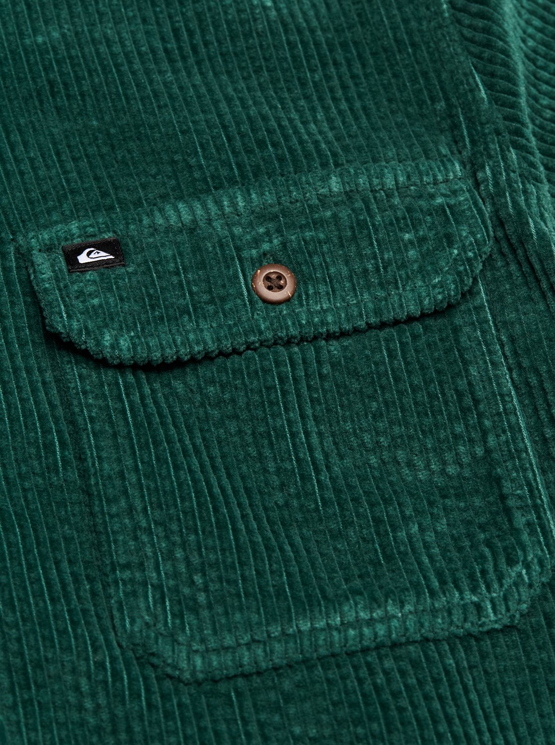 Quiksilver Venture Cord Hemd in Waldgrün
