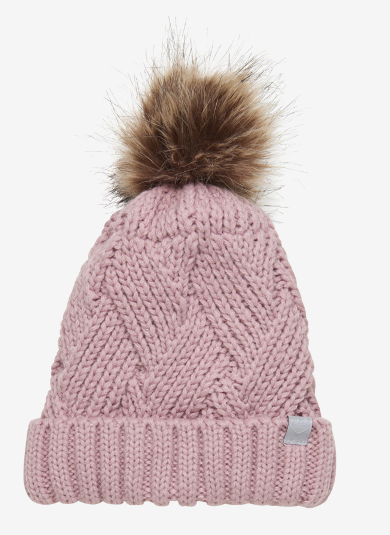 740798_5906_A Color Kids Wintermütze mit abnehmbarem Bommel & Fleece Futter in Zephyr Rosa