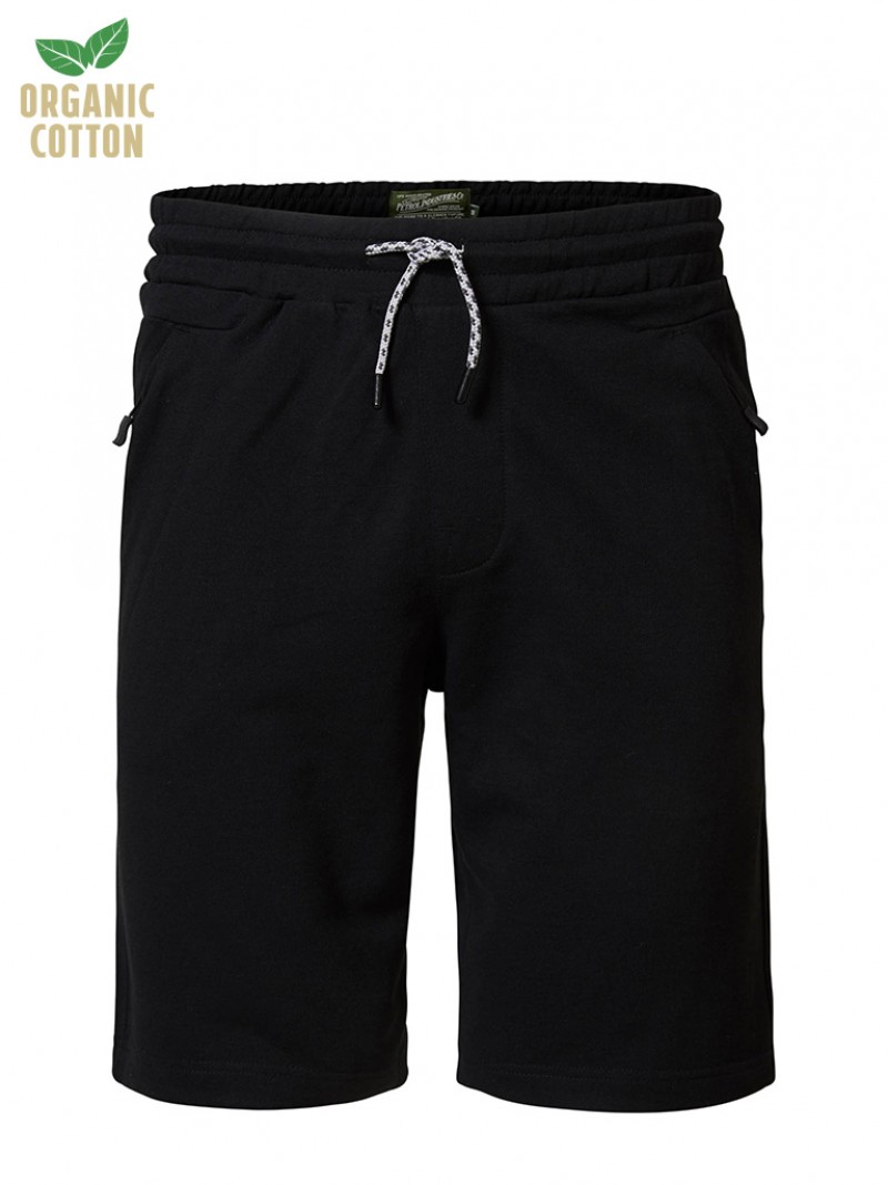 Petrol Industries Herren Jogging Short in Schwarz