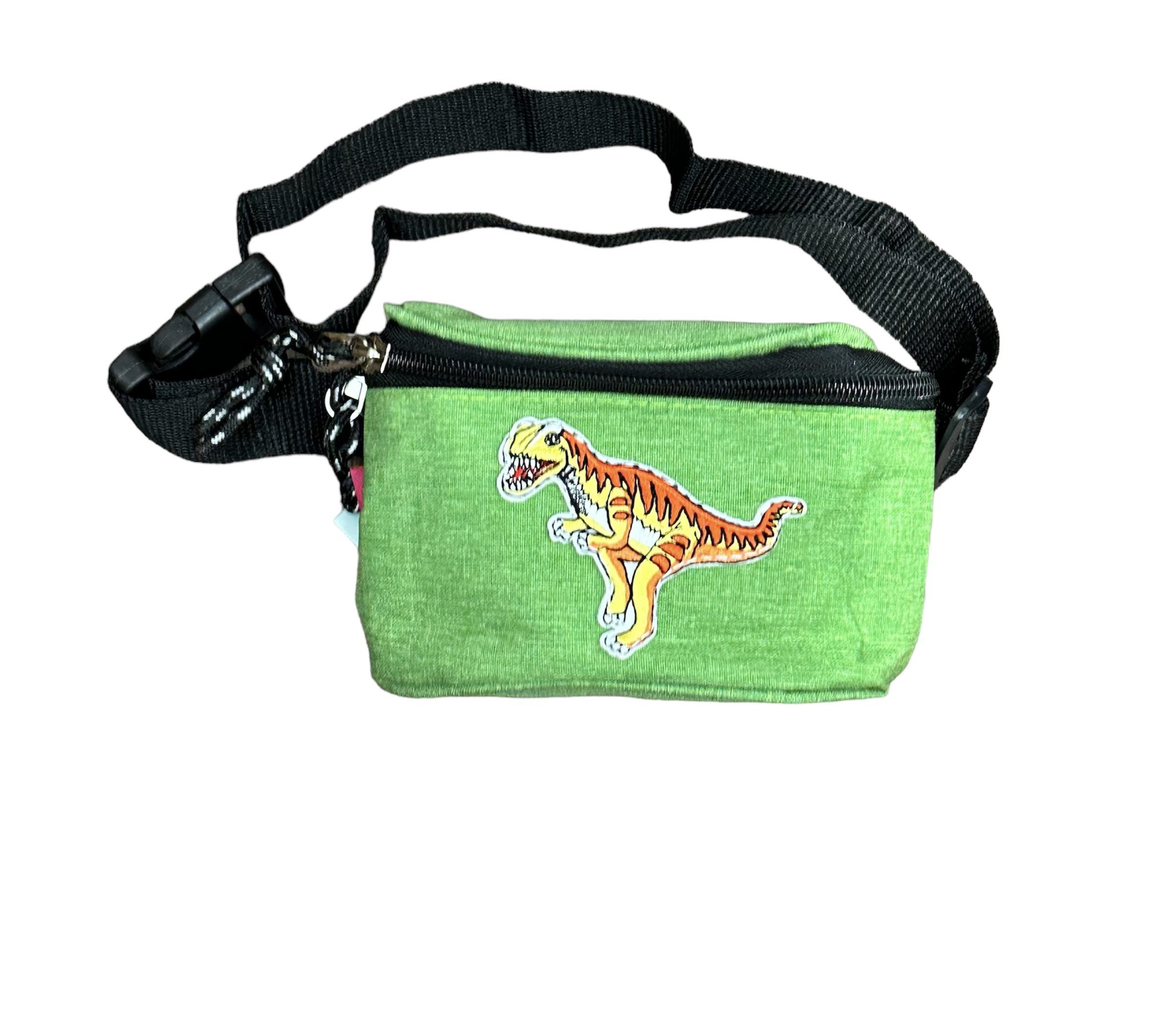 20230728_102339 KisMe Bauchtasche Bumbag Gürteltasche in Grün - Dino