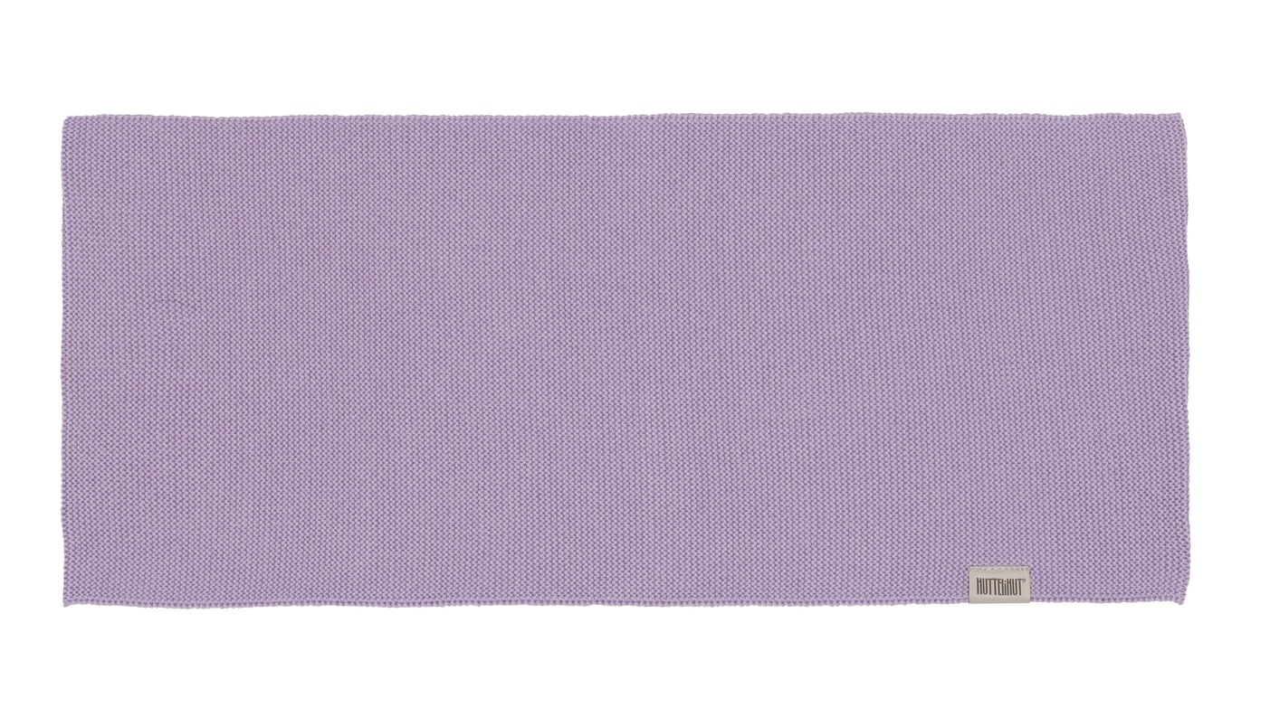HUTTELiHUT Snood Merino Wolle Strick Loop Schal - Purple Rose - Flieder