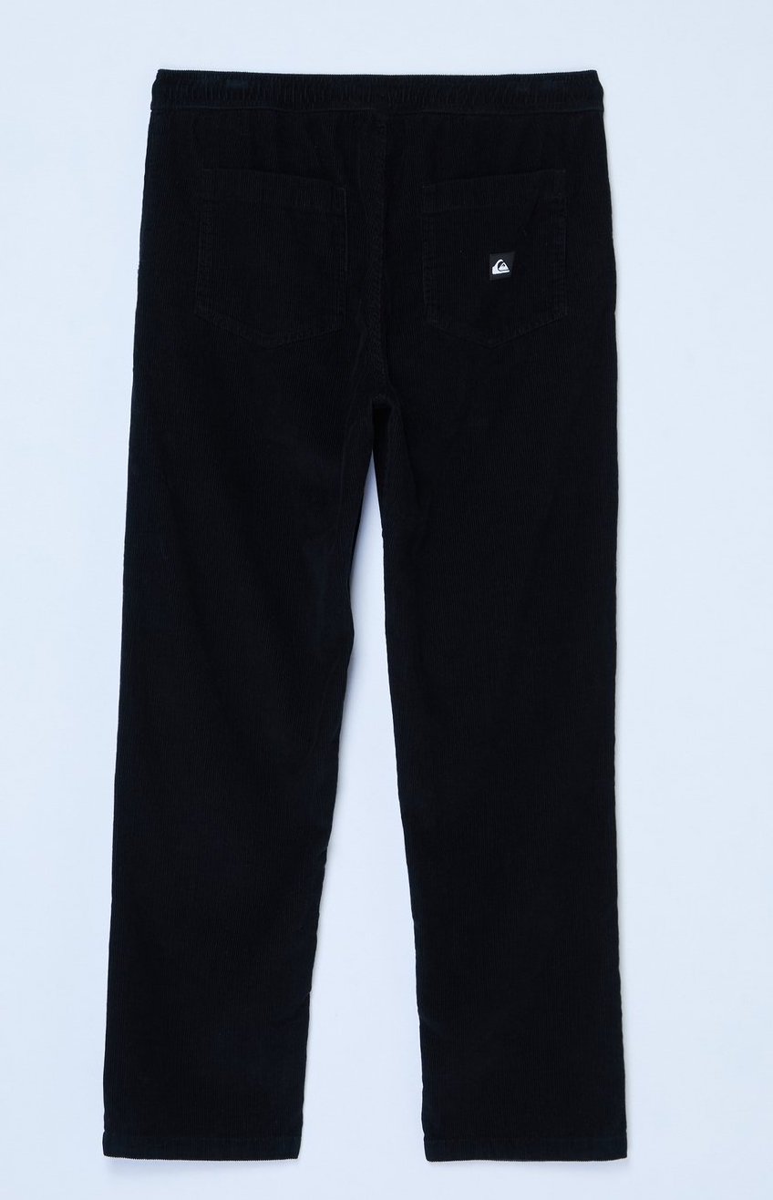 Quiksilver Taxer Regular Cord Hose in Schwarz