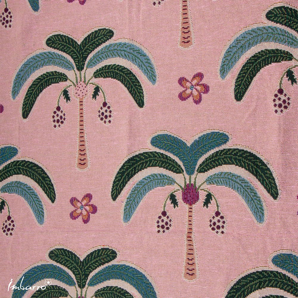 Imbarro Wohndecke Breeze in Rosa mit Palmen Imbarro Wohndecke Breeze in Rosa mit Palmen