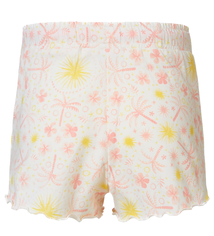 Noppies Baby Mädchen Short Entia - Whisper White & Coral Palmen - SALE