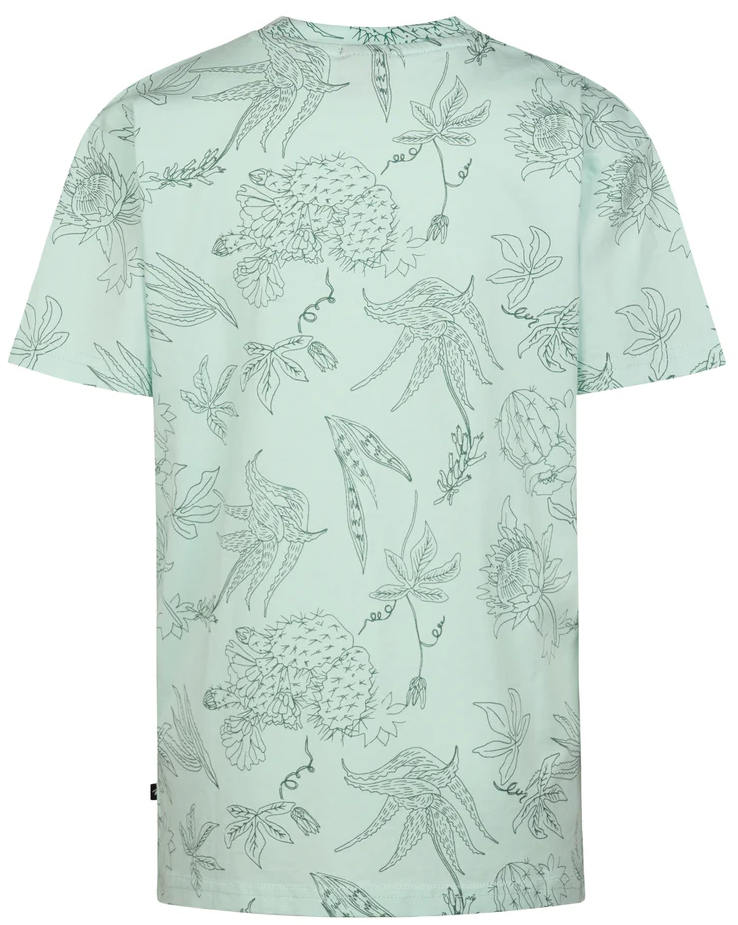 Petrol Industries Jungs T-Shirt mit All-over Print Blumen in Mint Petrol Industries Jungs T-Shirt mit All-over Print Blumen in Mint