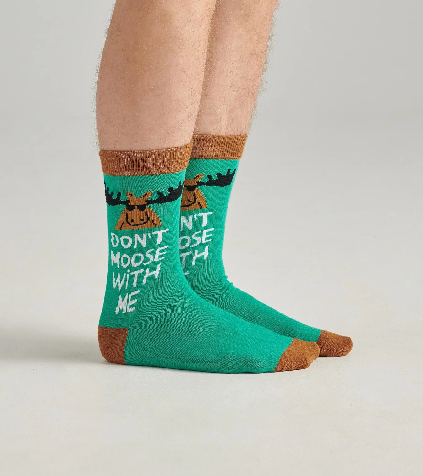 Little Blue House Herrensocken in Petrol - Don't Moose with Me - Elch Little Blue House Herrensocken in Petrol - Don't Moose with Me - Elch