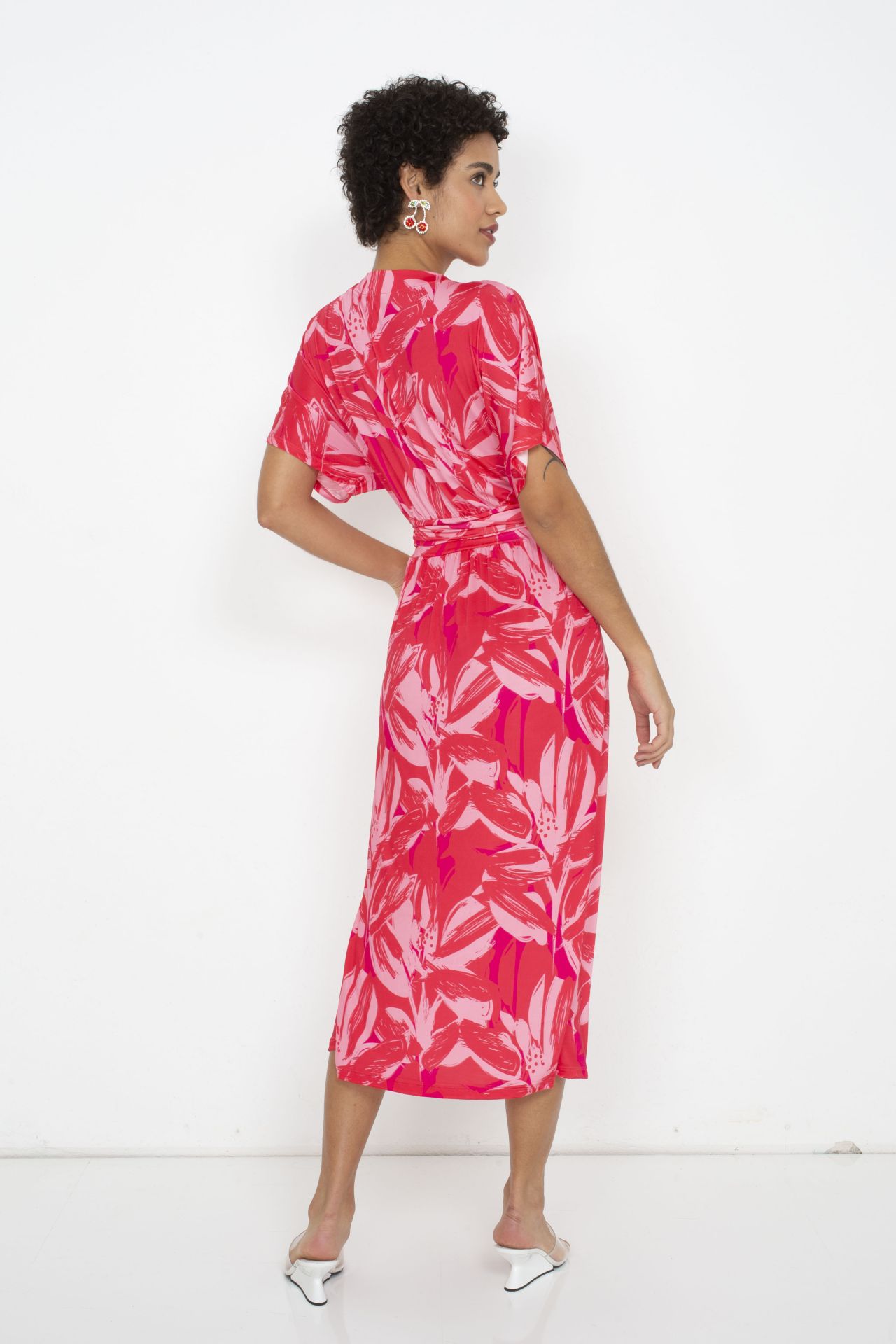 Marivie Kleid GLAM UP! Painting Pink & Red - Pink & Rot - SALE Marivie Kleid GLAM UP! Painting Pink & Red - Pink & Rot - SALE