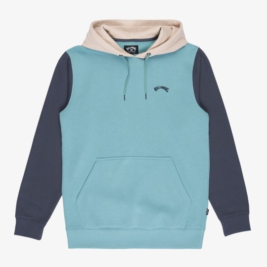 Billabong Arch Block Po Hoodie in Blau & Grün