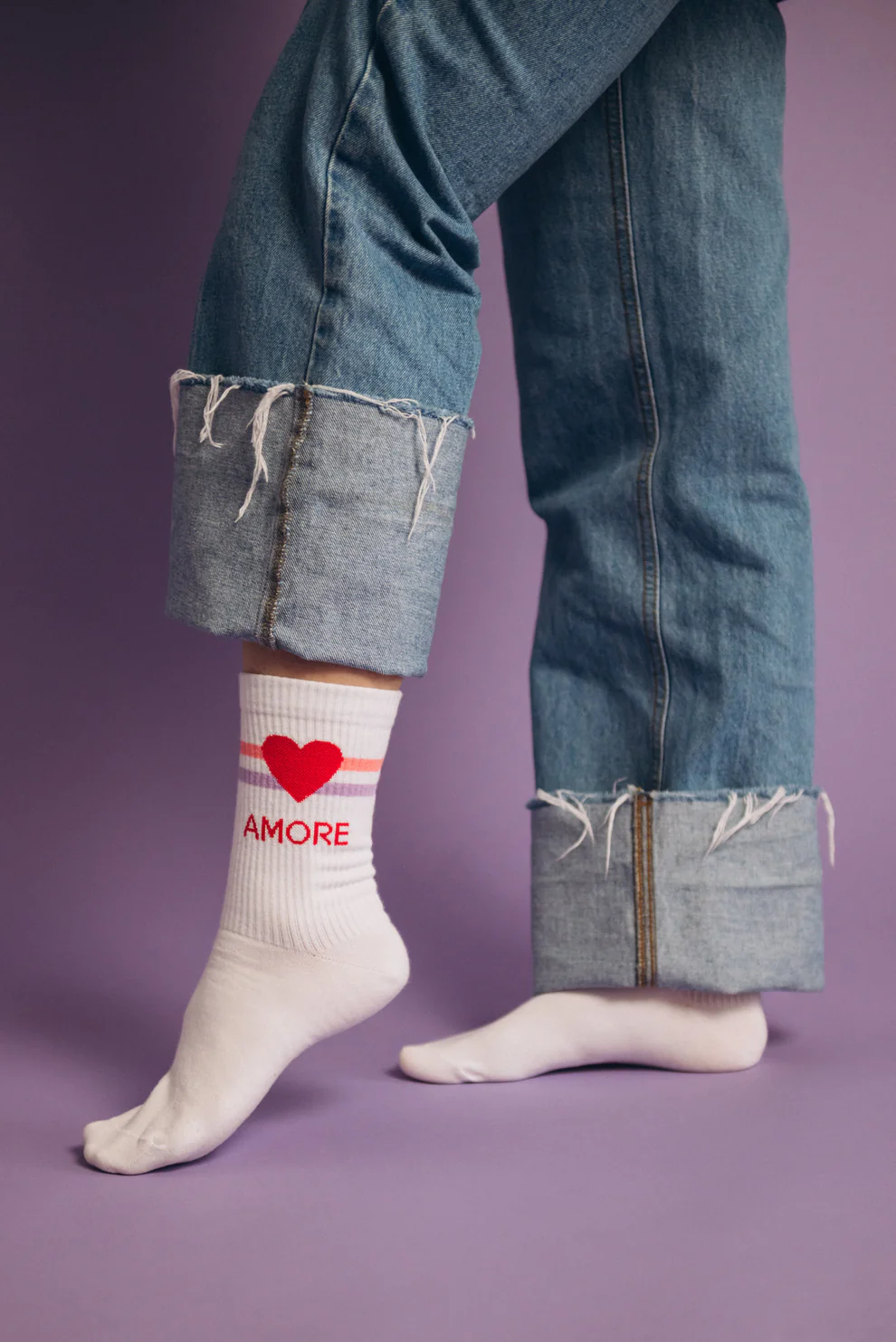 My Day My Dream Socken mit Herz - AMORE