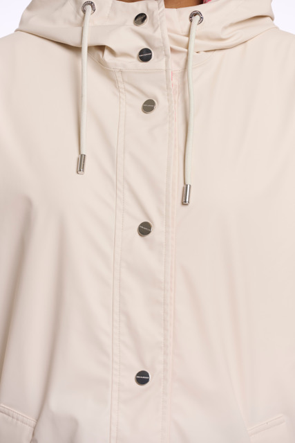 Rino & Pelle Ishana Damen wendbarer Regenmantel - Birch & pink Leo