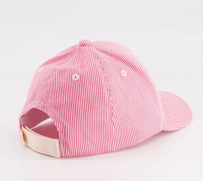 Chamaye Cap für Damen und Kind - Pink Gestreift - DRAMA QUEEN