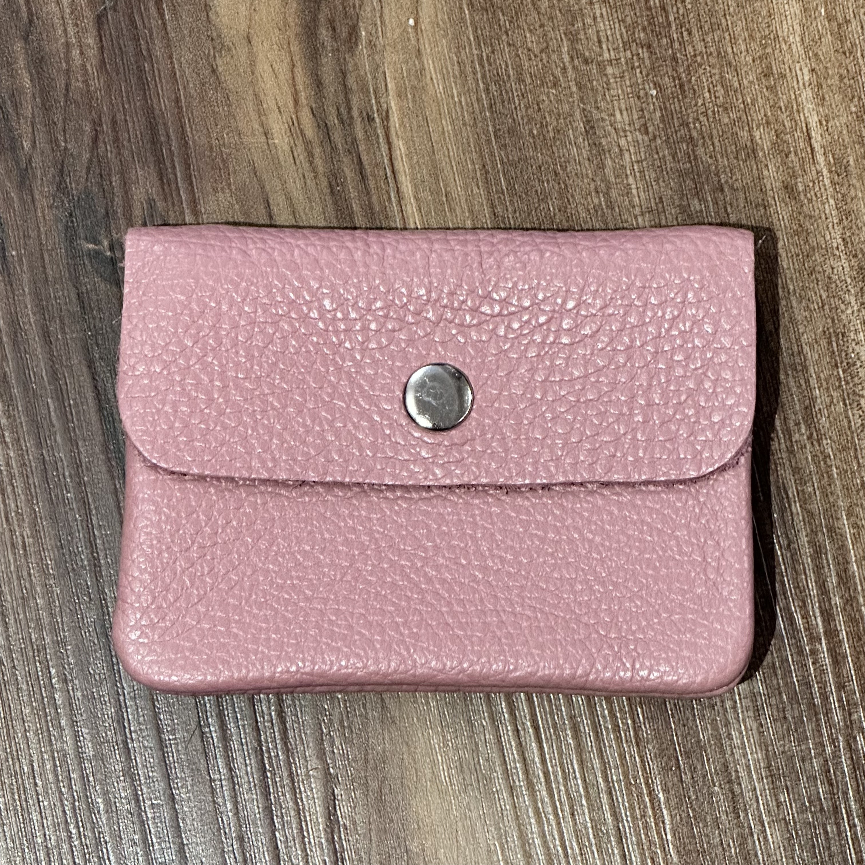 BFF Soft Leder Geldbeutel in Altrosa - klein