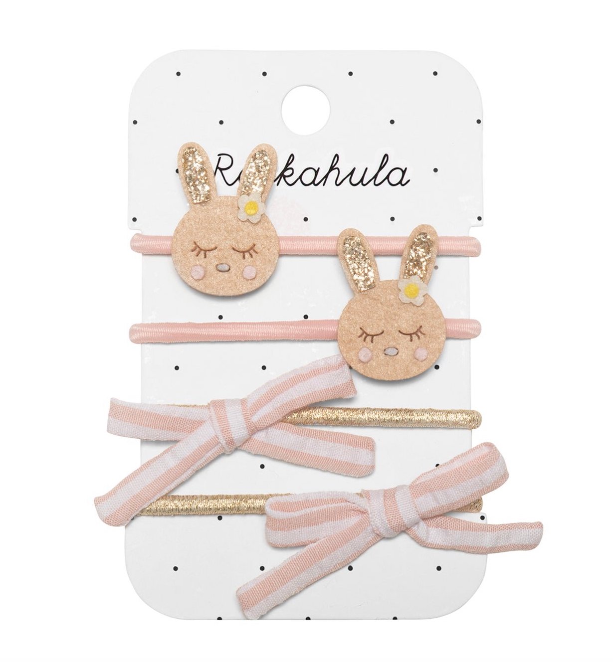 Rockahula Haargummi Set - 4 Stück - Stripy Bunny Ponies - Hasen mit Streifen Rockahula Haargummi Set - 4 Stück - Stripy Bunny Ponies - Hasen mit Streifen