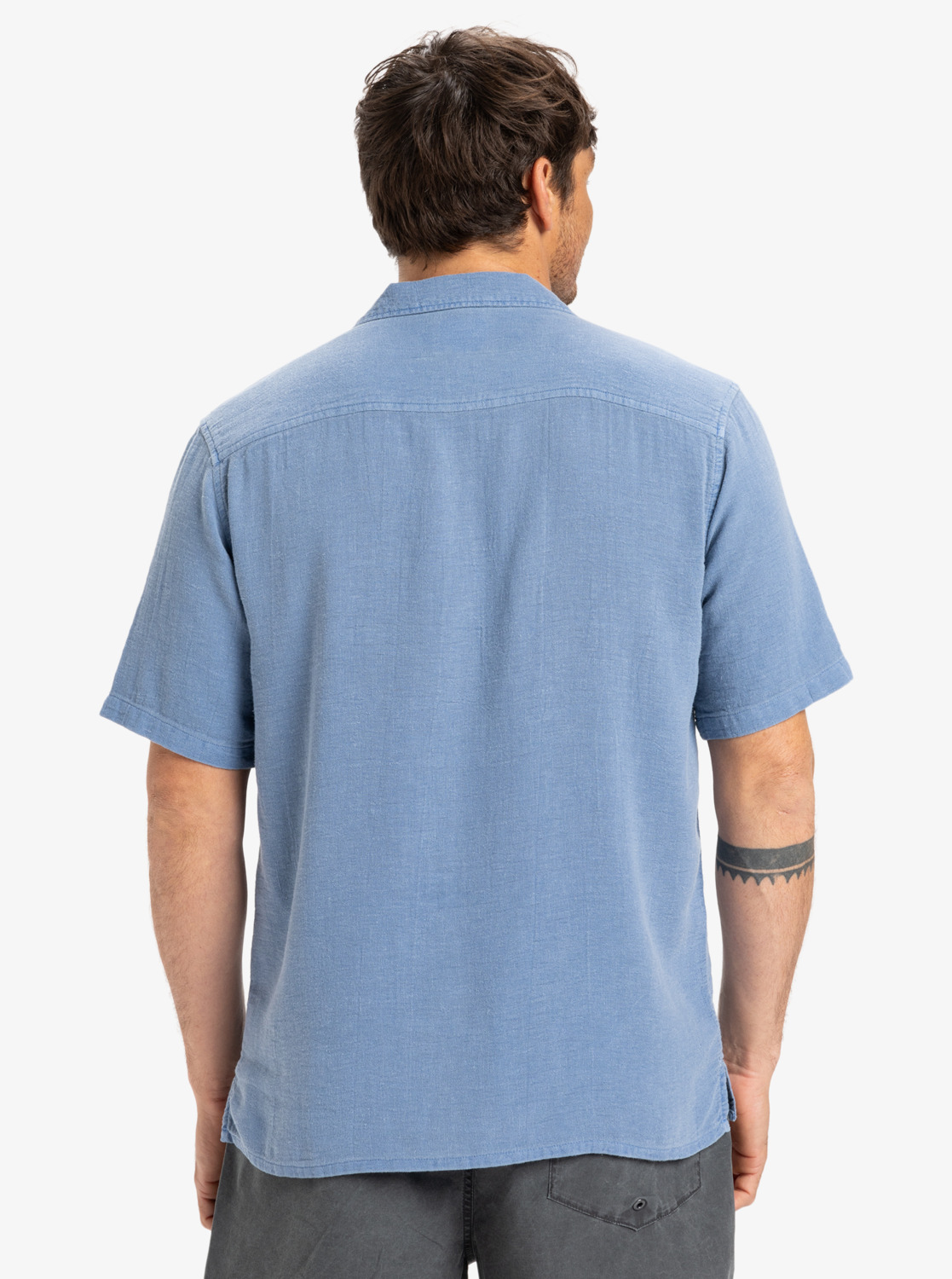 Quiksilver Sunrise Super Soft Kurzarm Hemd mit Hemp für Männer Quiksilver Sunrise Super Soft Kurzarm Hemd mit Hemp für Männer