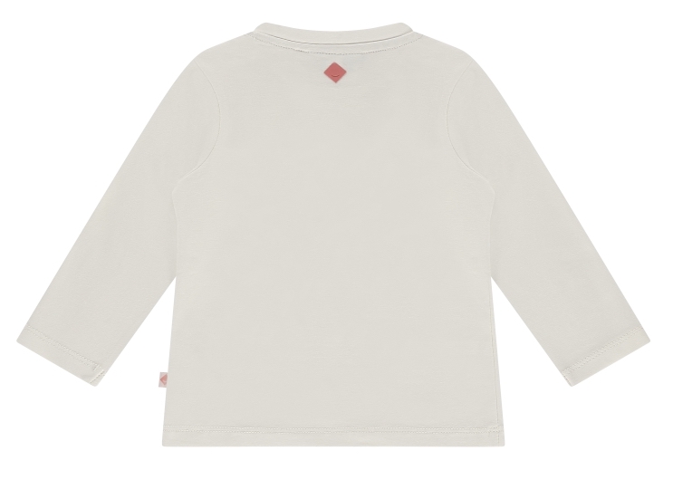 Babyface Langarm Shirt in Creme mit Pink Blumen - Flower Girl Babyface Langarm Shirt in Creme mit Pink Blumen - Flower Girl