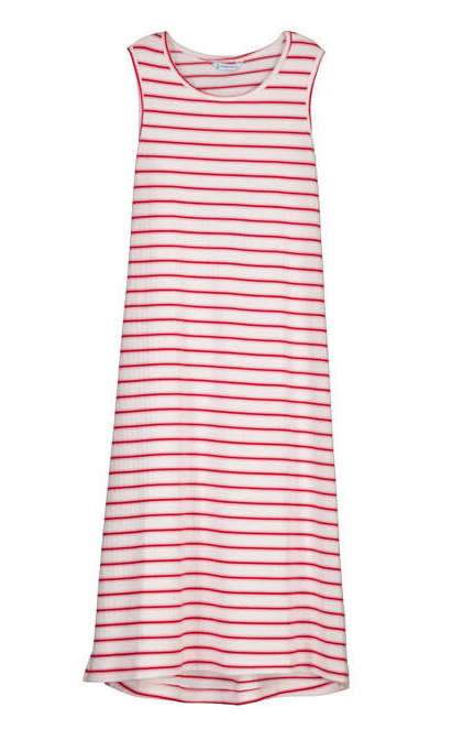 Mayoral Beach Kleid Kirsch Rot & Rosa Gestreift mit besonderen Rücken Mayoral Beach Kleid Kirsch Rot & Rosa Gestreift mit besonderen Rücken