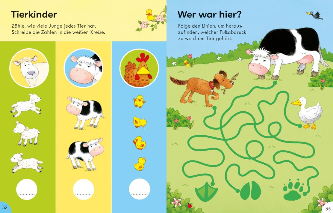 Usborne Mein Alles-drin-Mitmachbuch: Auf dem Bauernhof
