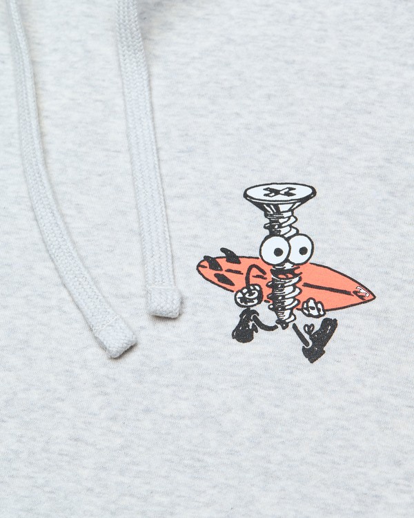Billabong Foundation Hoodie für Herren in Grau - Screw it 