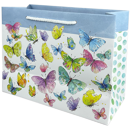 362-79 Edition Gollong Geschenktasche Medium - Schmetterlinge