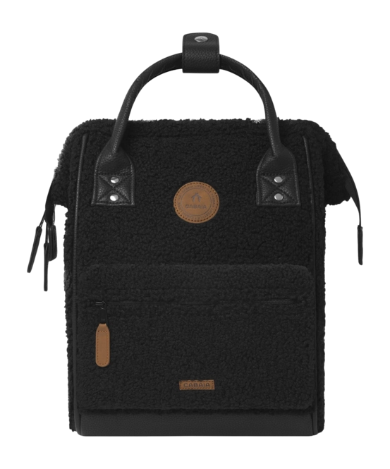 Cabaia Rucksack DHAKA Small mit Laptop-Fach - Teddy Schwarz Cabaia Rucksack DHAKA Small mit Laptop-Fach - Teddy Schwarz