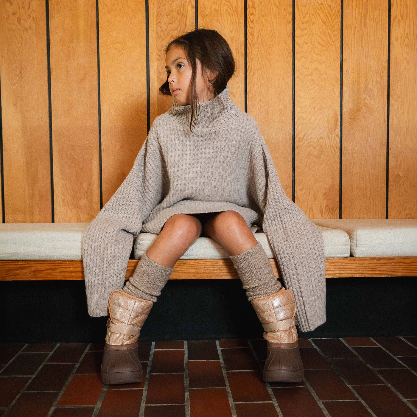 Bisgaard PACSON Winterstiefel mit Klett - Rosegold Bisgaard PACSON Winterstiefel mit Klett - Rosegold