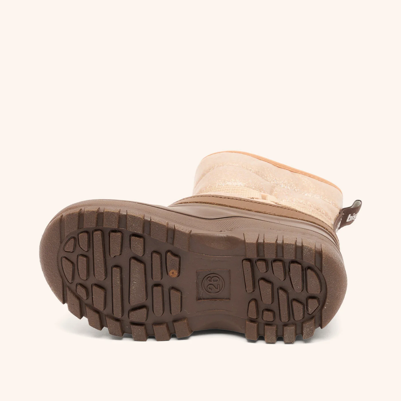 Bisgaard PACSON Winterstiefel mit Klett - Rosegold
