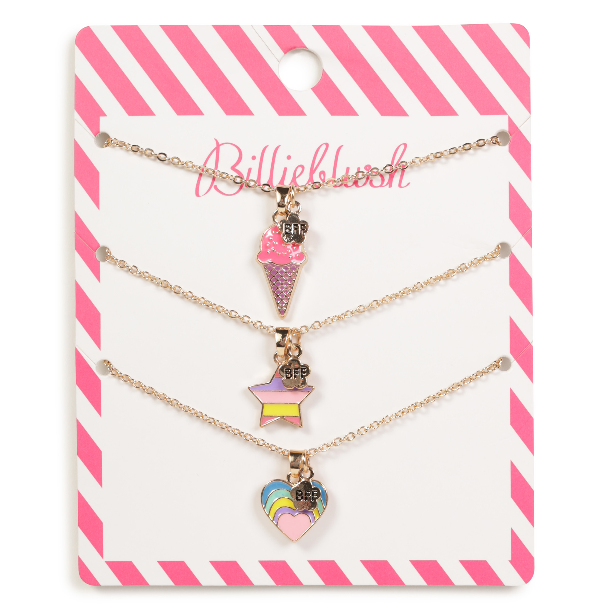 Billieblush Halsketten Set - Eistüte, Stern und Herz Billieblush Halsketten Set - Eistüte, Stern und Herz