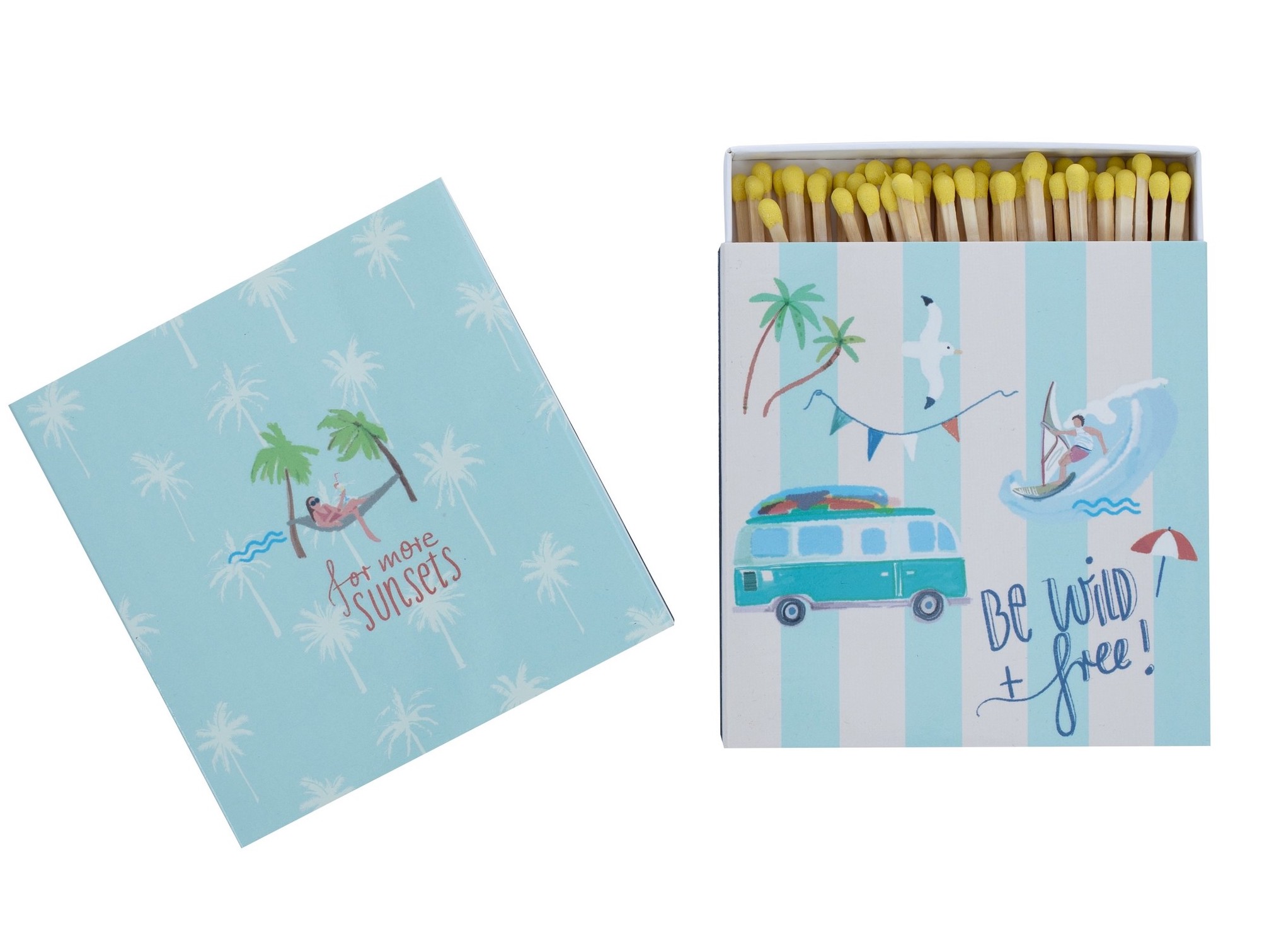 overbeck-and-friends-streichhoelzer-xl-beach Overbeck & Friends XL Streichholz Packung - Beach Life - SALE