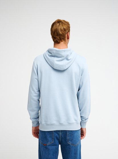 Quiksilver Comp Logo Hoodie Sweatshirt in Eisblau Hellblau 
