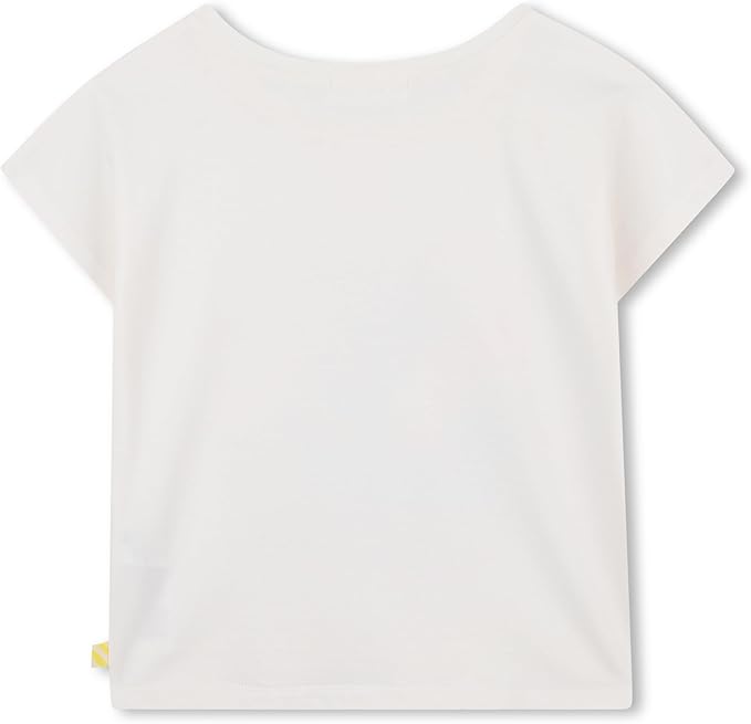 Billieblush kurzarm T-Shirt in Creme - Desert Vibe - Glitzer und Pailetten - SALE