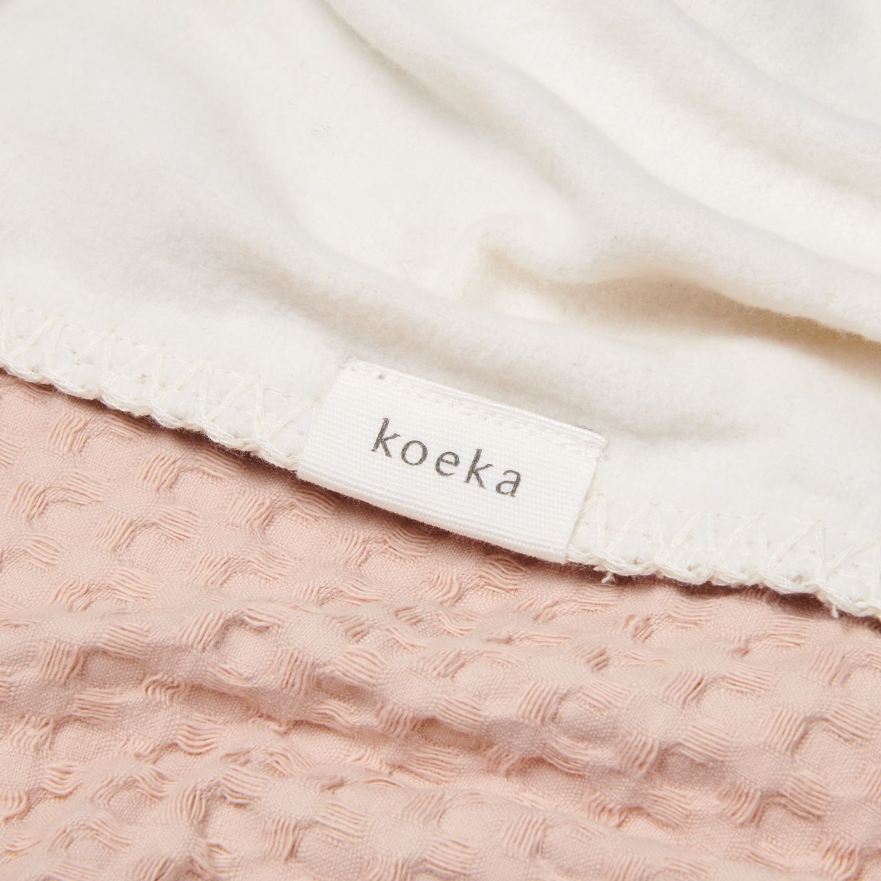 1015-0044_428_03_1920x1920 Koeka Amsterdam Baumwolle Fleece Babydecke in Rosa Salt - SALE