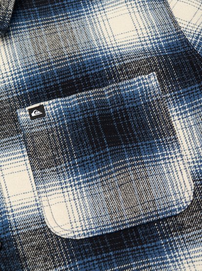Quiksilver Glenbrook Holzfeller Karohemd Überhemd für Männer in Blau