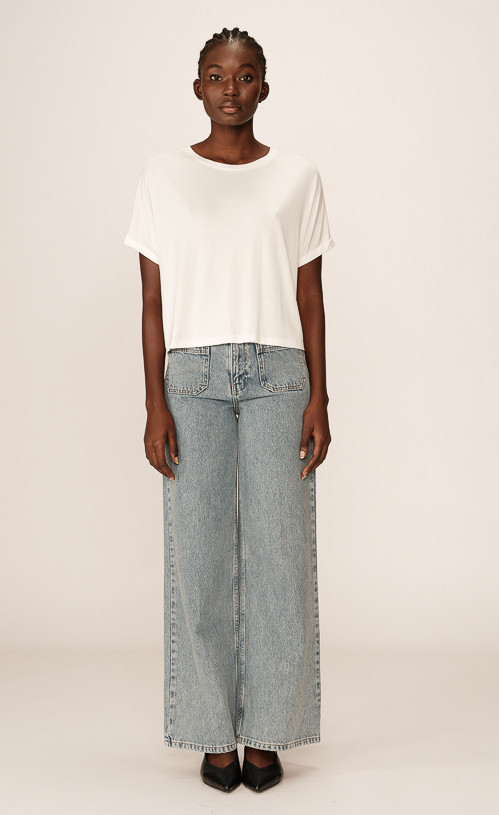 Grace & Mila Parma Modal T-Shirt in Ecru Grace & Mila Parma Modal T-Shirt in Ecru